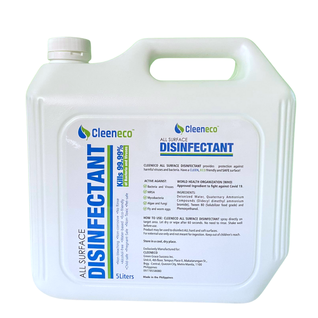 Cleeneco All Surface Disinfectant (5 Liters) - Cleeneco